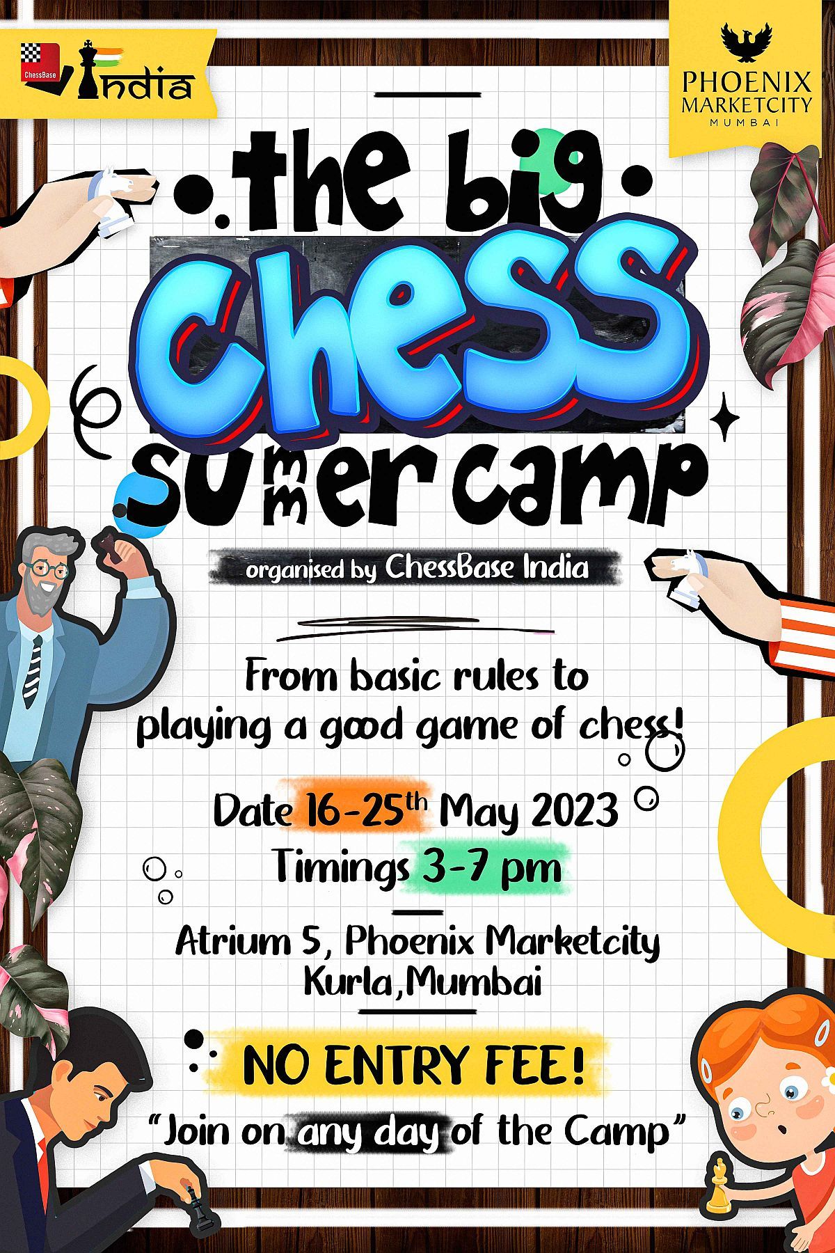 Learn Chess at the Big Chess Summer Camp in Mumbai ChessBase India
